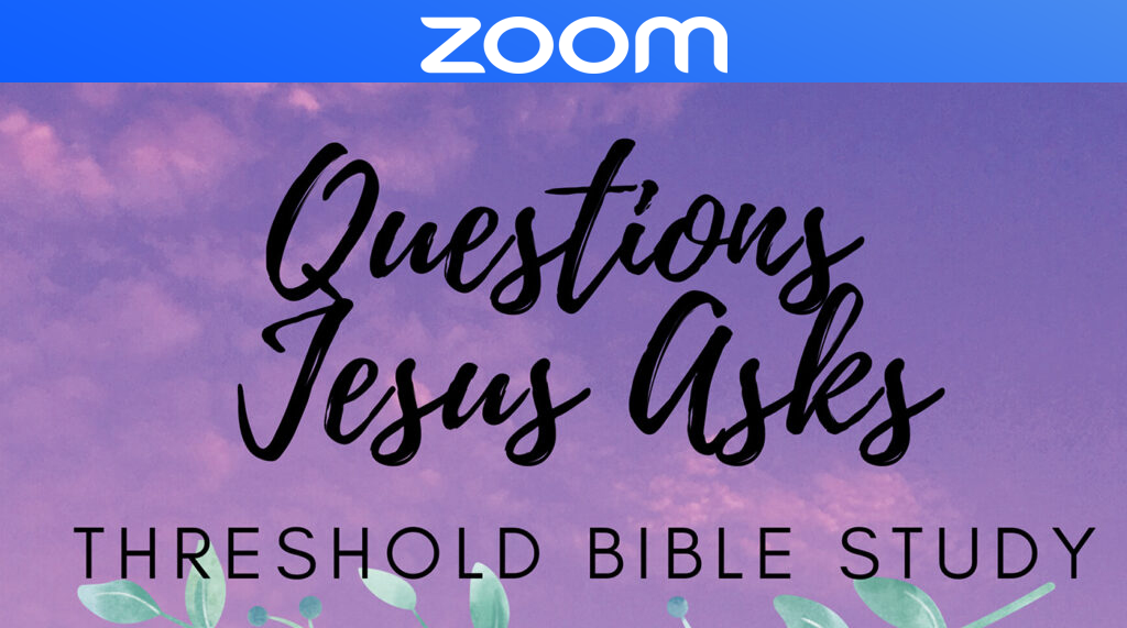 The Questions Jesus Asks. Threshold Bible study hosted by St. John the Baptist via Zoom -Covington WA