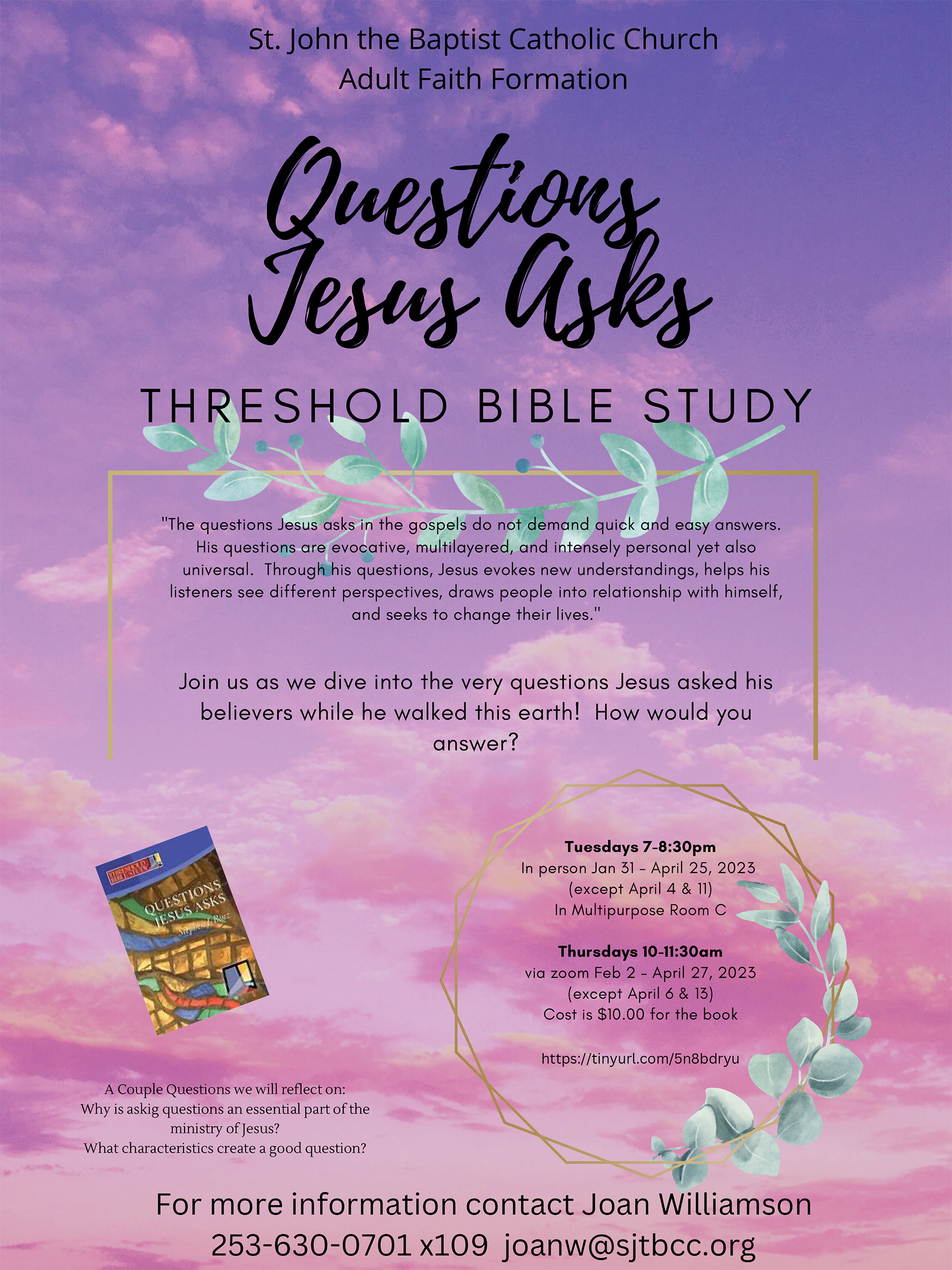 Questions Jesus Asks - Threshold Bible Study