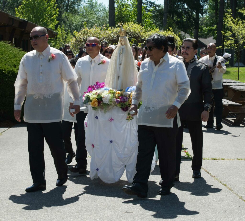 Flores de Mayo celebrated by the Filipino-American Association St. John the Baptist Catholic Church Covington, WA