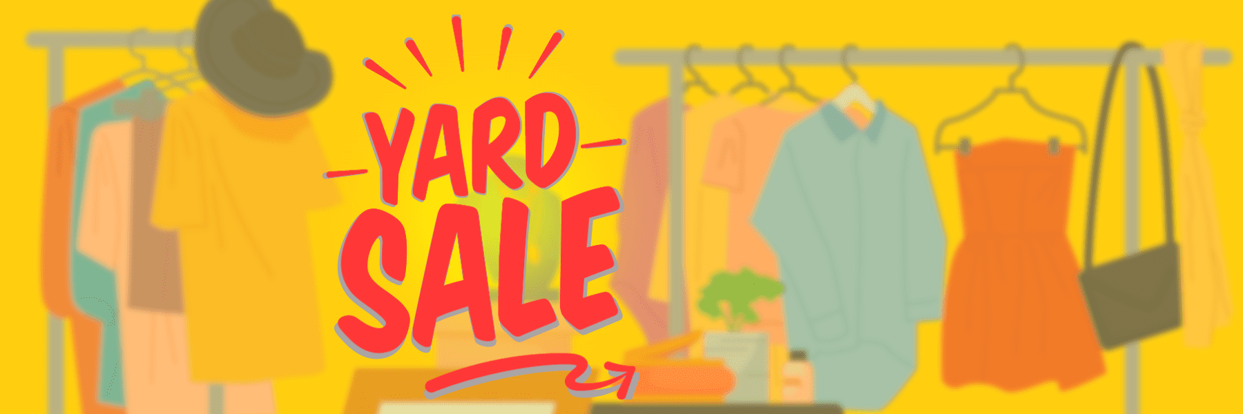 yard sale advertisement